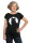 Frauenshirt Kenia Fair Trade Raglan Schwarzer Kater, schwarz M