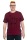 Männershirt Schmetterlingswiese, weinrot S