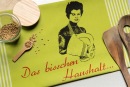 Handgewebtes Geschirrtuch Das bisschen Haushalt......