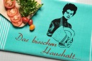 Handgewebtes Geschirrtuch Das bisschen Haushalt......