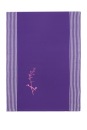 Bio&Fair-Trade Geschirrtuch Strauchrose lila