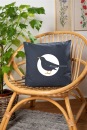 Kissenbezug Amsel anthrazit 40*40