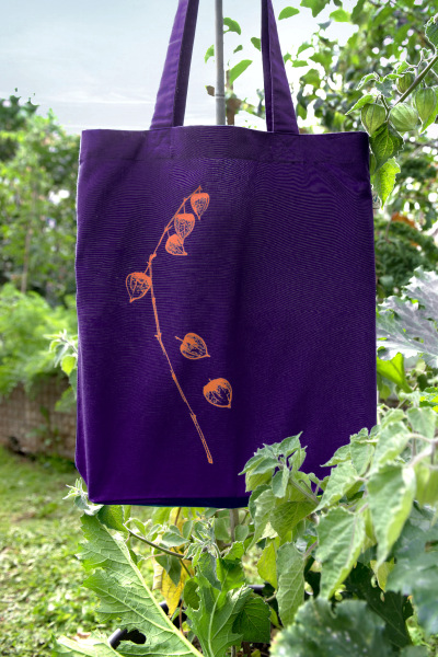 Bio-Fashion-Bag Physalis lila