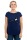 Frauenshirt Kenia Fair Trade Raglan Elster medieval blue