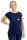 Frauenshirt Kenia Fair Trade Raglan Elster medieval blue L