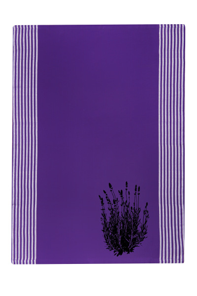 Handgewebtes Geschirrtuch Lavendel lila