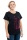 Frauen T-Shirt Kenia Wilde Karde schwarz