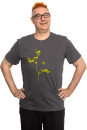 Männershirt Kenia Schöllkraut dunkelgrau